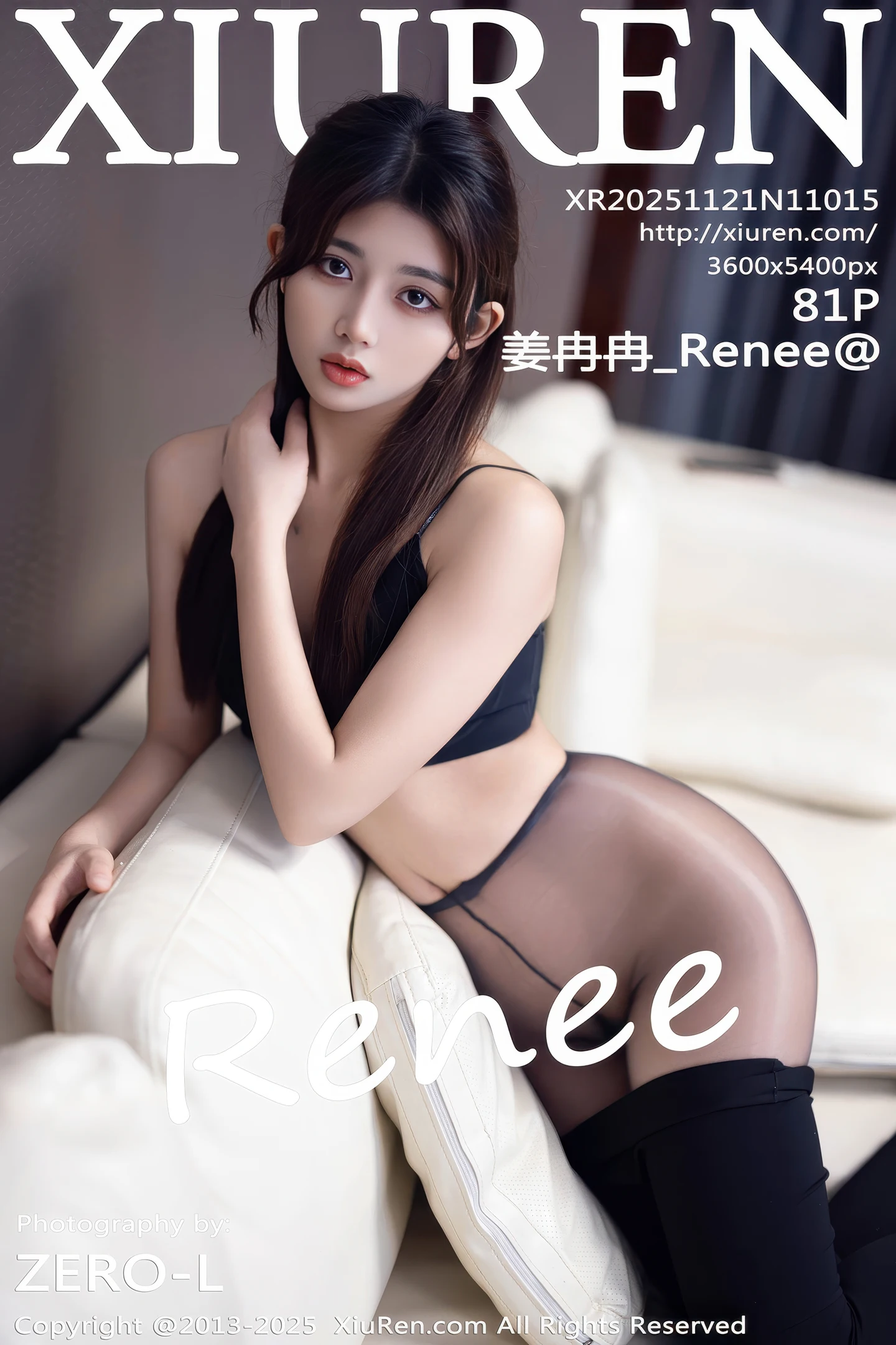 [XiuRen秀人网]No.11015_模特姜冉冉_Renee@性感黑色内衣配超薄黑丝秀柔美身姿诱惑写真81P-秀人网 - XiuRen.Pro